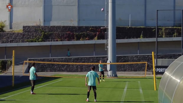 Portugal’s last training session before Ireland clash